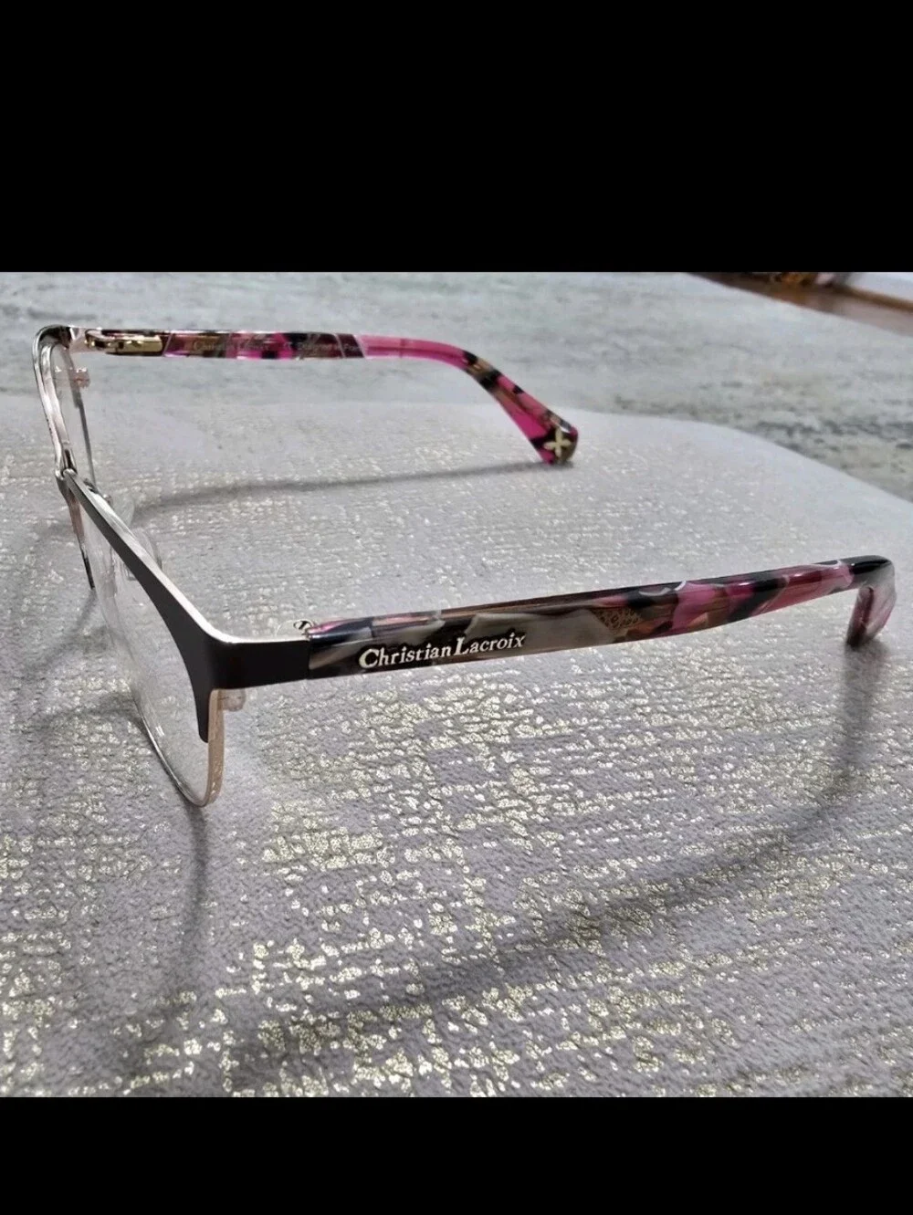 New Christian Lacroix CL3058 Eyeglasses Cateye Floral Tulipe Frame 54-17-135
